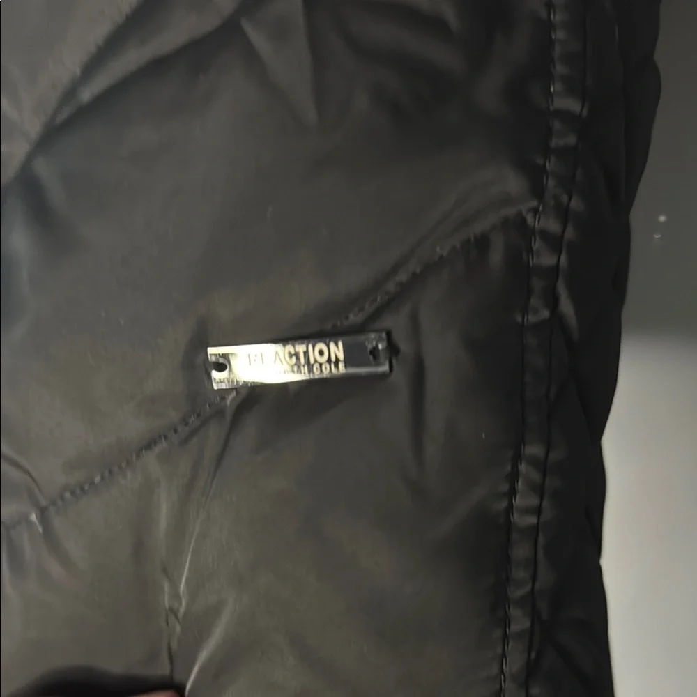 Reaction Kenneth Cole Black Insulated Puffer Coat